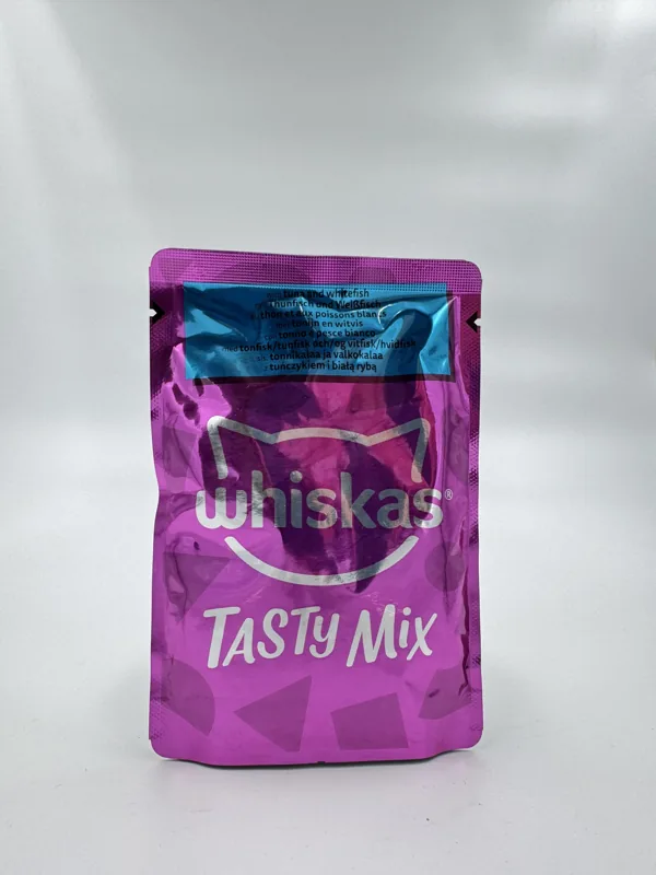 پوچ گربه ویسکاس تن ماهی و ماهی سفید Tasty Mix