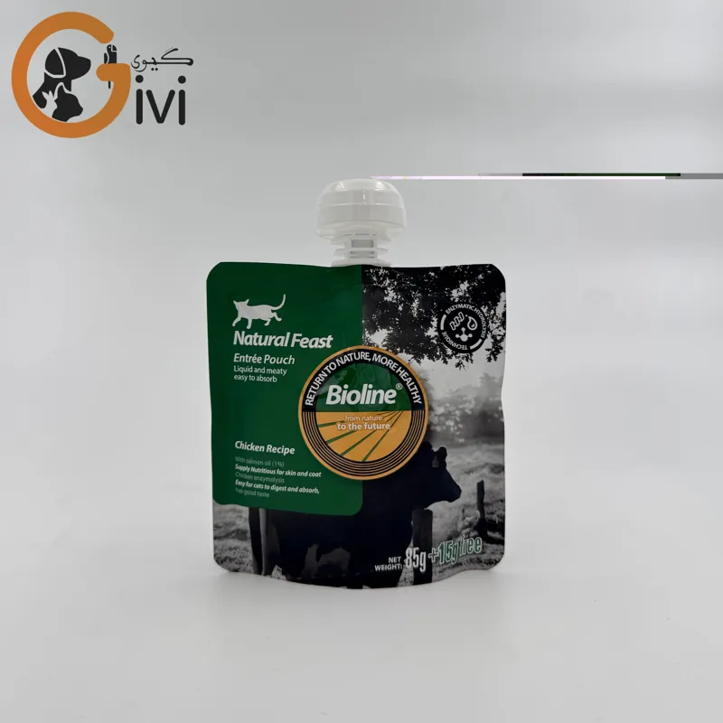 پودینگ گربه Bioline با طعم مرغ