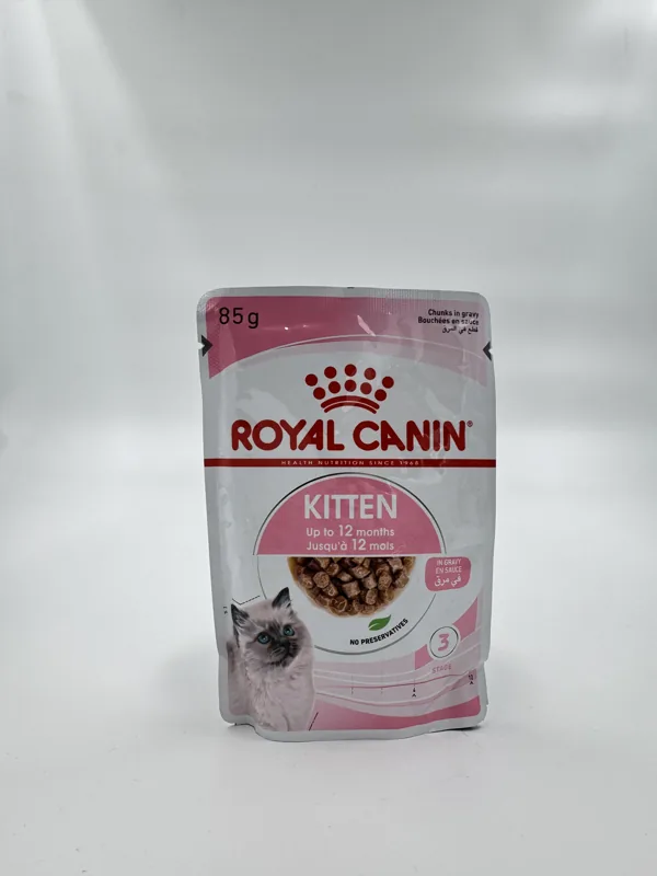 پوچ گربه رویال کنین Kitten ۸۵ گرمی