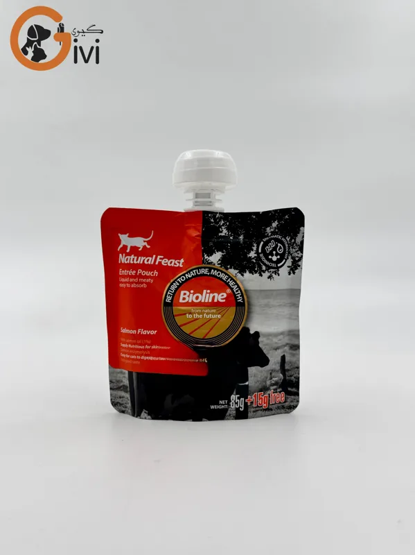 پودینگ گربه Bioline با طعم ماهی سالمون