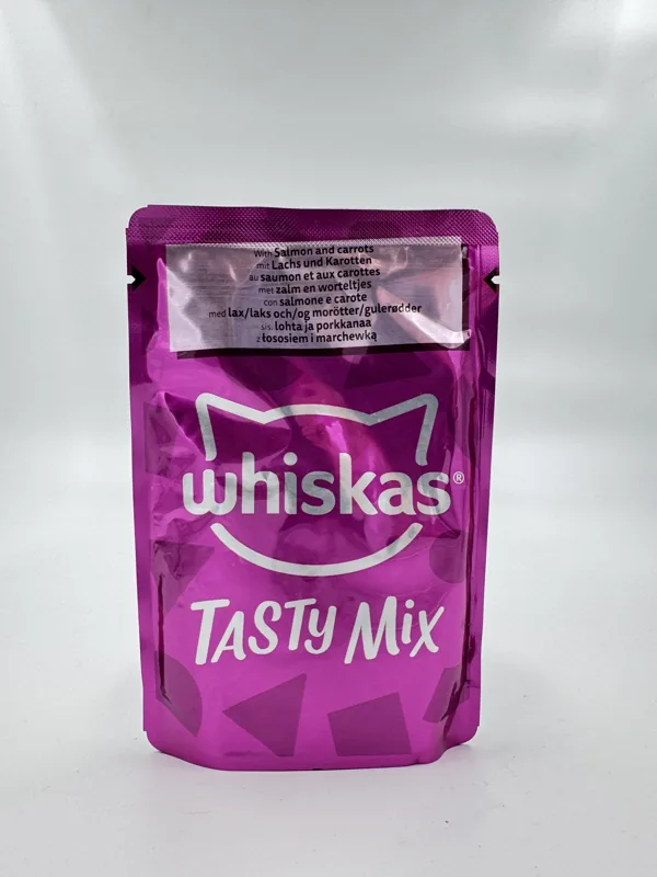 تصویر 3 پوچ گربه ویسکاس سالمون و هویج Tasty Mix