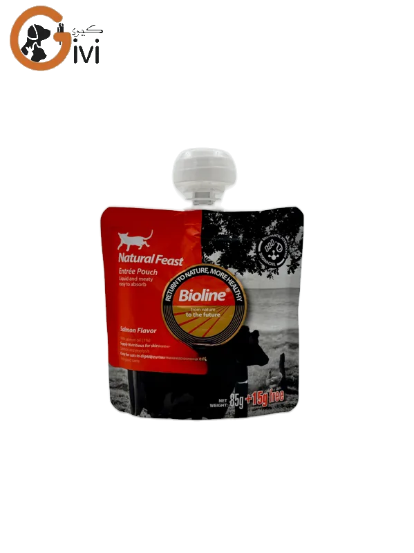 پودینگ گربه Bioline  با طعم ماهی سالمون