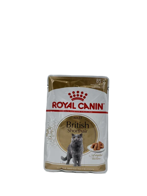 پوچ گربه رویال کنین British Shorthair Adult ۸۵ گرمی