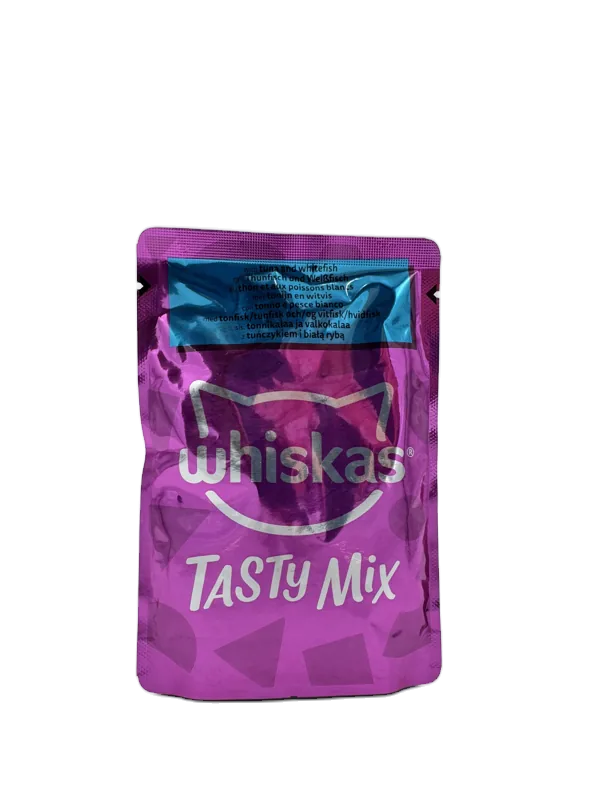 پوچ گربه ویسکاس تن ماهی و ماهی سفید Tasty Mix