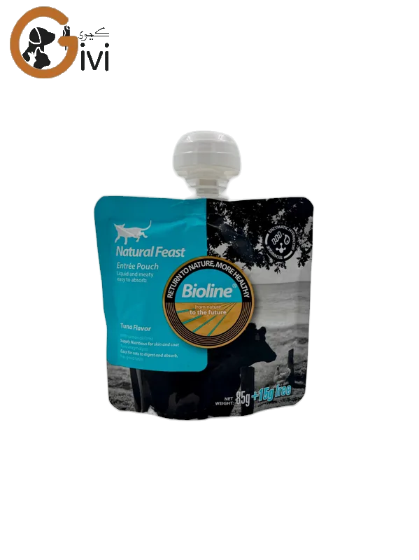 پودینگ گربه Bioline  با طعم ماهی تن