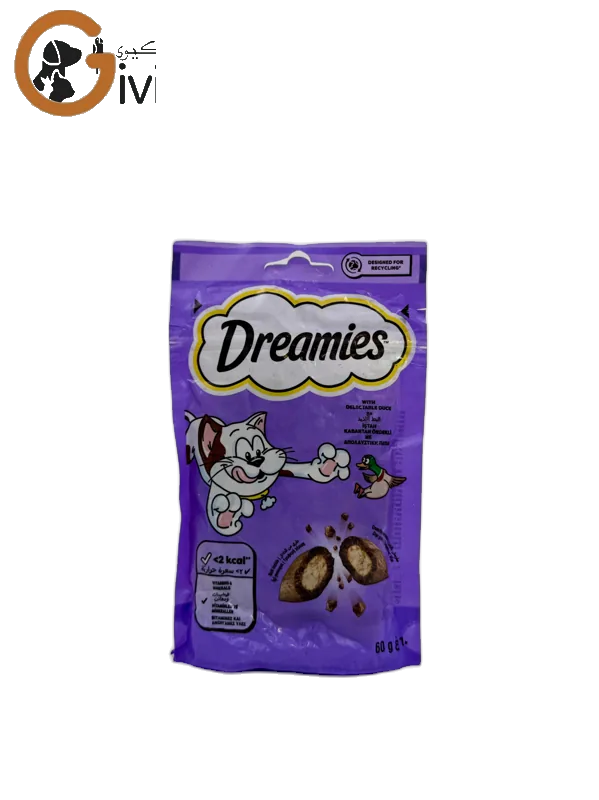 تشویقی Dreamies با طعم گوشت اردک