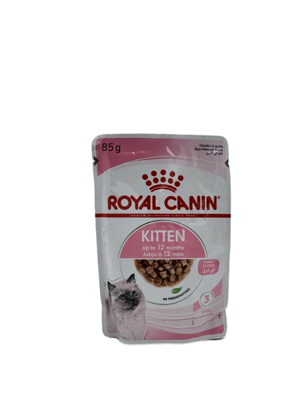 پوچ گربه رویال کنین Kitten ۸۵ گرمی