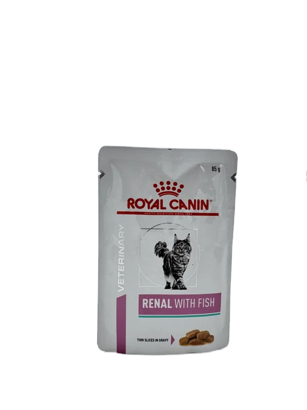 پوچ گربه رویال کنین Renal با طعم ماهی ۸۵ گرمی