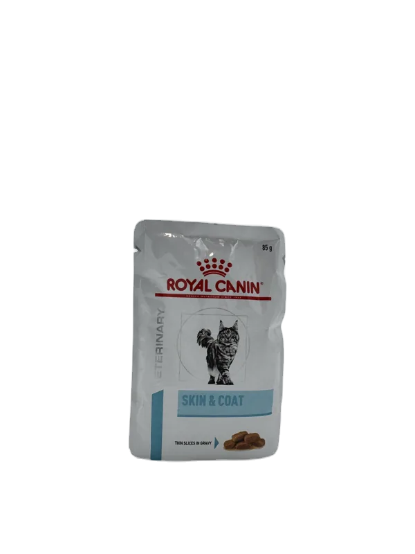 پوچ گربه رویال کنین Skin & Coat ۸۵ گرمی