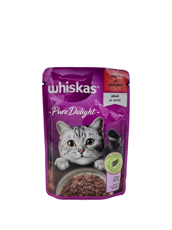 پوچ گربه ویسکاس گوشت گاو Pure Delight